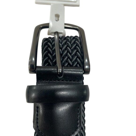 Mens Gift Set Perry Ellis Belt Alfani Tie Argyle Socks Sakkas Gray Black NWT - Picture 8 of 10